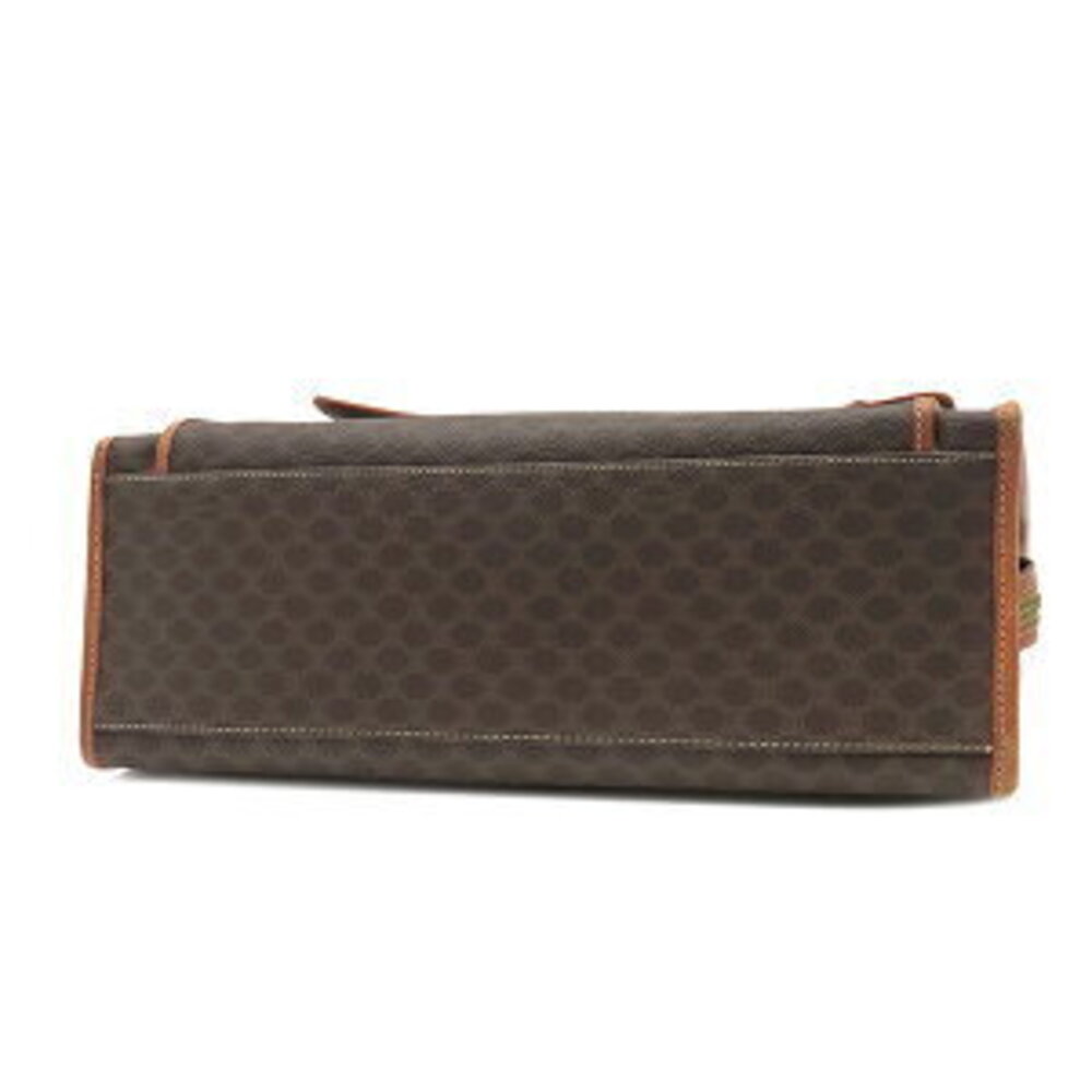 Celine Macadam Brown Tote Leather Bag - Picture 3 of 9